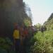 Trekking group in barranco de Chijas