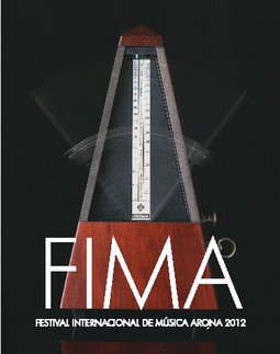 Cartel divulgativo del Festival Internacional de M�sica de Arona 2012.